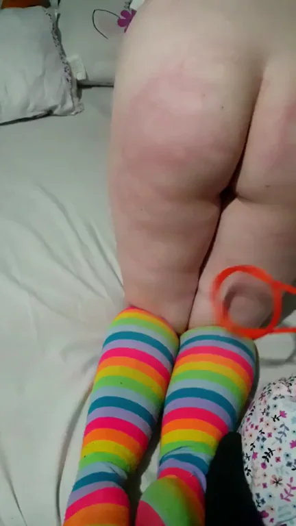 Having [F]un Playing with Our New Toy. The Marks it Leaves Are so Pretty!