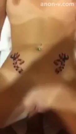Tan Line Tease: Curvy Babe's Dripping Pussy Reveal