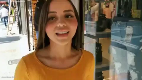 horny girlfriend almost get caught- Gaby