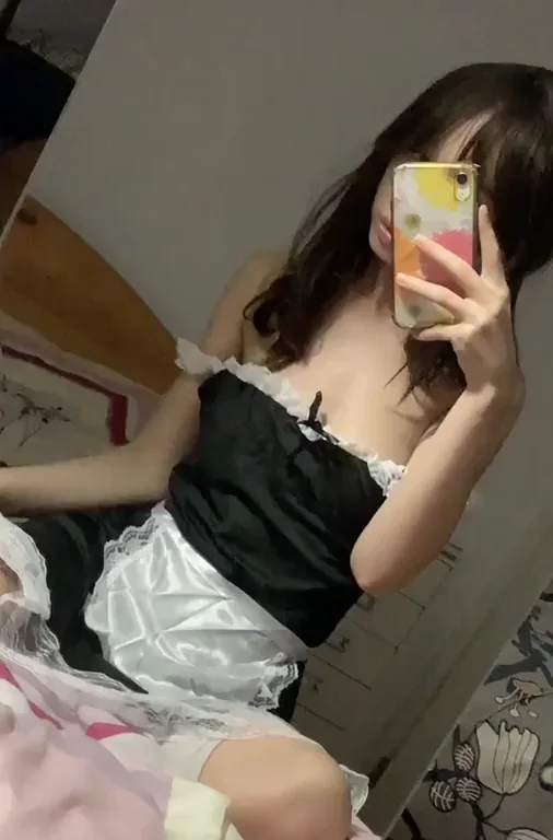 2001 Born Slut in Maid Outfit Begs to Smother Your Face
