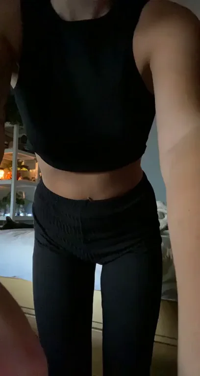 🔥 Slowly Stripping My Tight Black Outfit Tease 😈