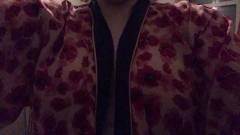 Ditching Innocent White for Slutty Pink Robe Tease 😈💦