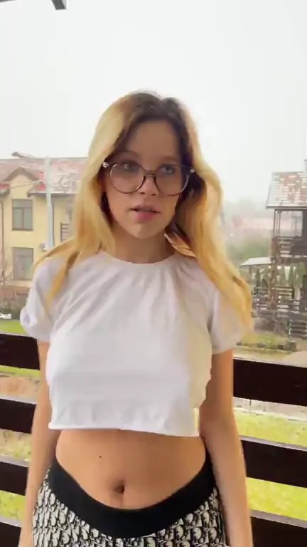 Blissed Out Teasing My Tits for Nosy Neighbors 😏💦