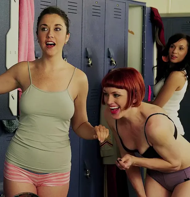 Rachel Alig & Virginia Petrucci's Slutty Locker Room Bikini Tease - Spring Break Shockers (2012)