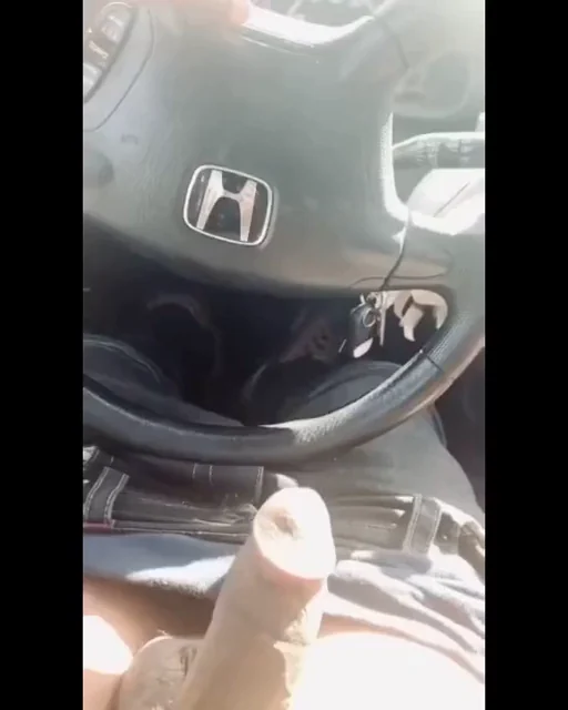 Slow Mo Car Slut Sucking Massive Black Cock 🍆💦