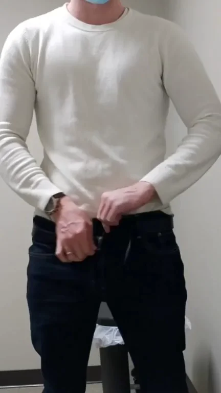 Jeans Bulge Torture from Massive Hard Cock 😩🍆💦