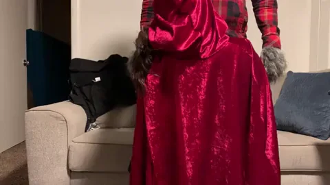 Wolf finally caught up to the little red riding hood. Time to pay up ?? [OC]