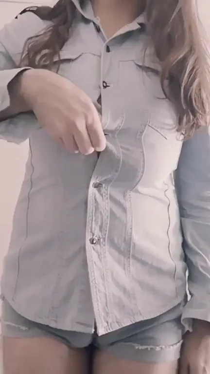 It's hard to breathe with this shirt closed.