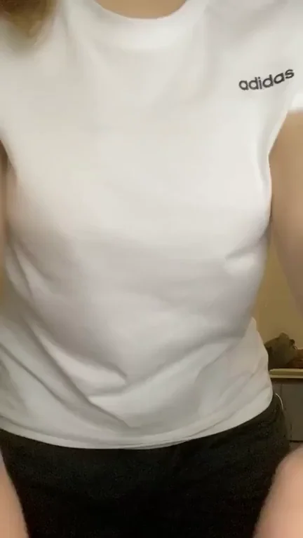 kiss my nipples, if you can see them ?