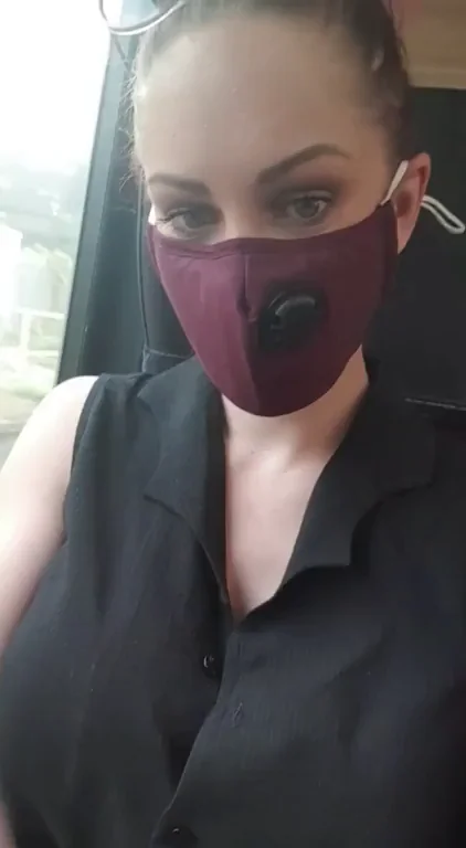 🚂 Train Slut Flashes Her Juicy Tits 😈 [OC]