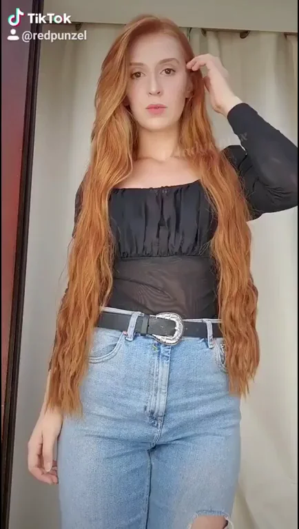 Redhead TikTok Slut Magic Trick: Clothes Vanish for Tits and Pussy Tease