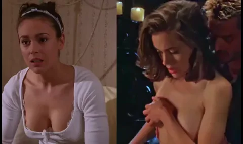 Alyssa Milano on/off Charmed and Poison Ivy II