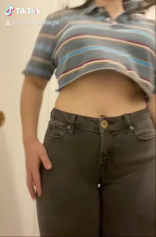 was messing around on tiktok ? (didn’t post lol) clothes kept disappearing ??