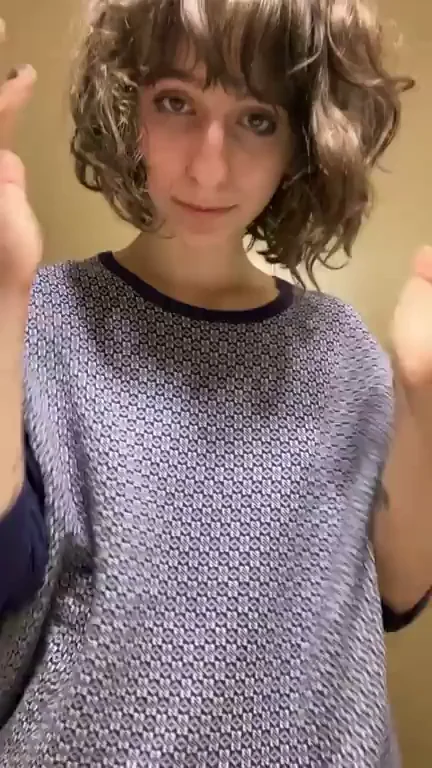 Messy Hair Cutie Drops Tiny Titties 😈🍒