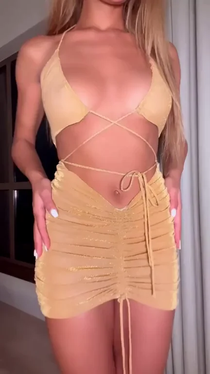 Bday Dress Tease: Bigger Than You Thought Slutty Curves Exposed
