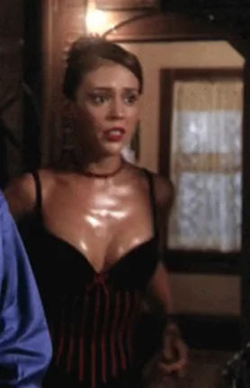 Alyssa Milano's Steamy Charmed Cleavage Tease 🔥🍒