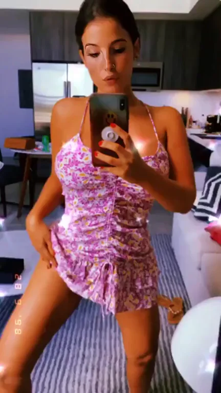 🔥 Purple Dress Tease Selfie Slut 💋