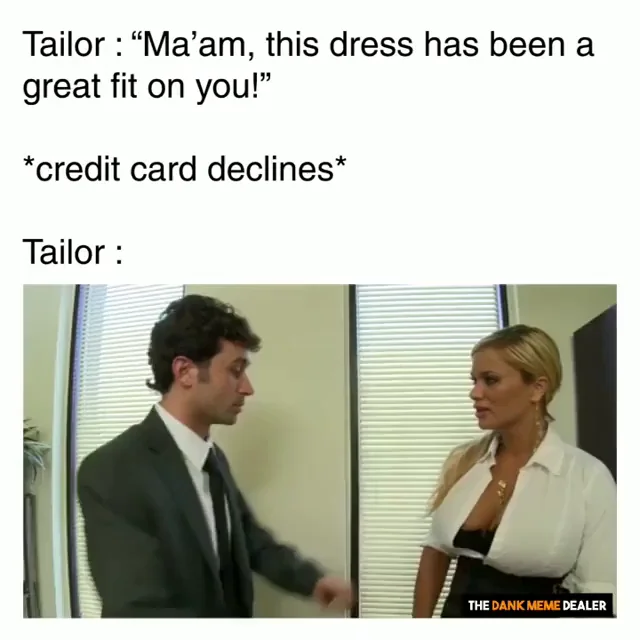 What a waste of good cloth.