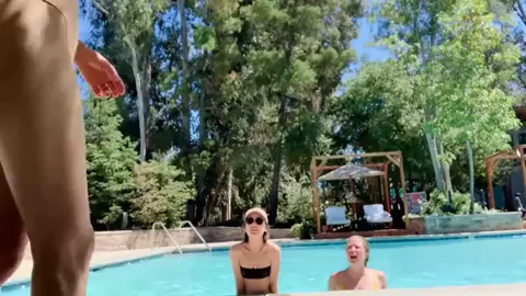 🔥 Alexandra Daddario's Bikini Tease by the Pool 😍💦