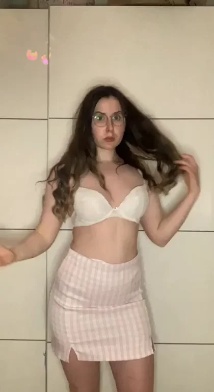 I hope the 5 people who see this like it as I take off my skirt ?