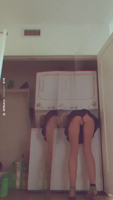 I finally made my hottest fantasy of being stuck in the washing machine come true lol