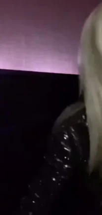 I think she had too much food in her mouth, she spit some up at the end ?