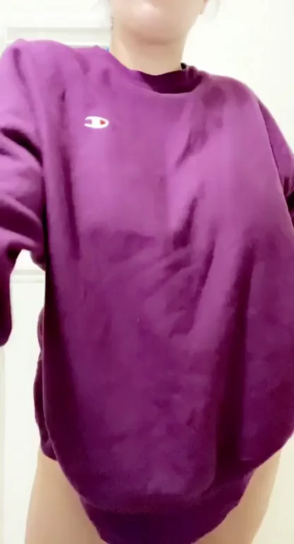 Sweatshirt Surprise: Massive Tits Bigger Than You Thought! 😈 [OC]