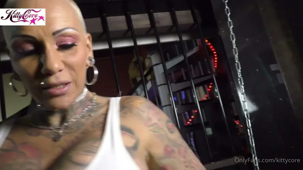 Inked Mature Vixen's Sultry Bodysuit Tease Reveal