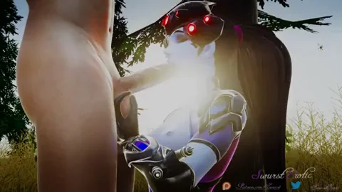 Widowmaker's Sloppy Outdoor BJ Feast 🍆💦🔥
