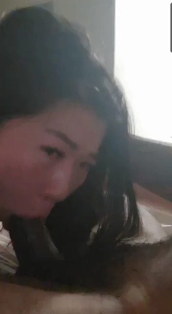Asian Hottie Back for Deepthroat Dick Sucking 😈🍆💦