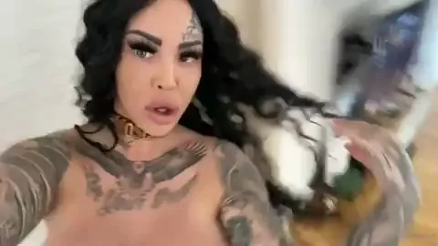 Andjela Vestica's Inked Tits Tease 💦🔥 Giga Mega Slut Drop