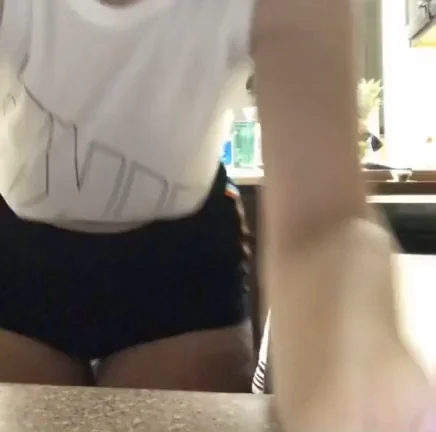 What would you do if I was in your kitchen like this??