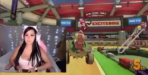 Hot Gamer Babe Smashes Tracks & Cleavage – Pro Skills, Slutty Thrills!