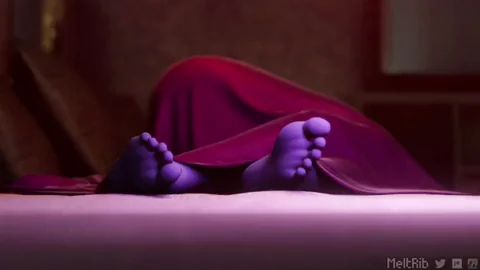 😴 Widowmaker's Sleepy Pussy Play 💜🔥 (MeltRib)