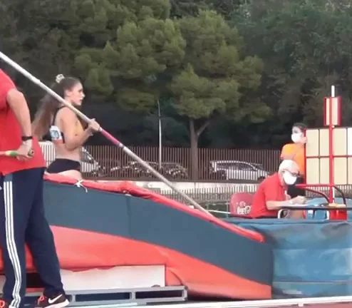More Angles of Clara Fernandez the Spanish Pole Vault Girl