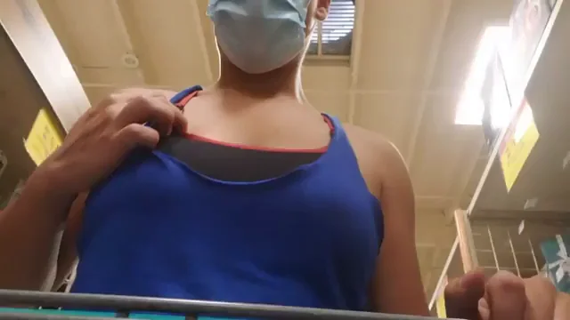 🛒 Naughty Public Grocery Flash & Tease 😈