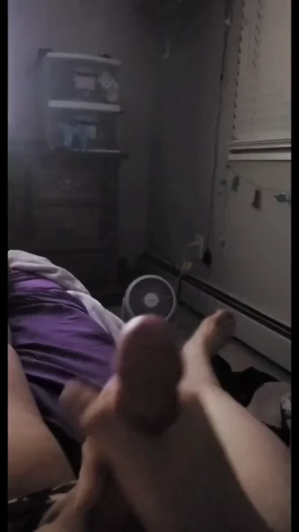 Trans Hottie's Sticky Mess Needs a Cleanup Crew!