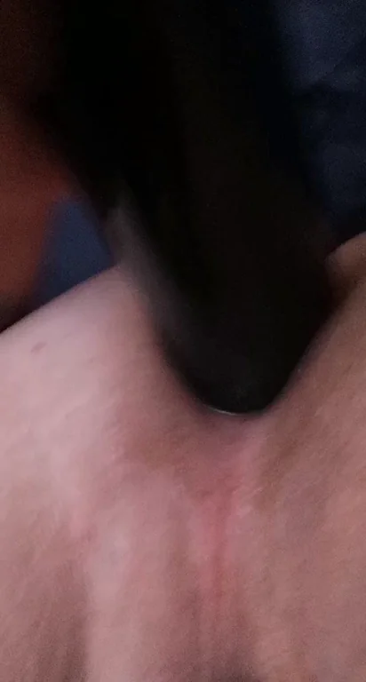 big black dildo ruins sloppy ass