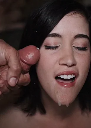 Cute Slut Drenched in Thick Cum 💦😍