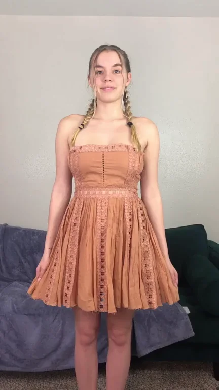 Would you fuck me silly in my sunday dress?