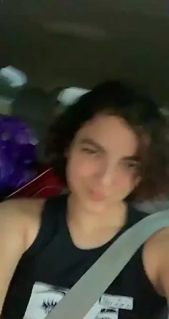 Milky Milky Big Booby Honkers in the Car 🚗💦🍈🍈 [GIF]