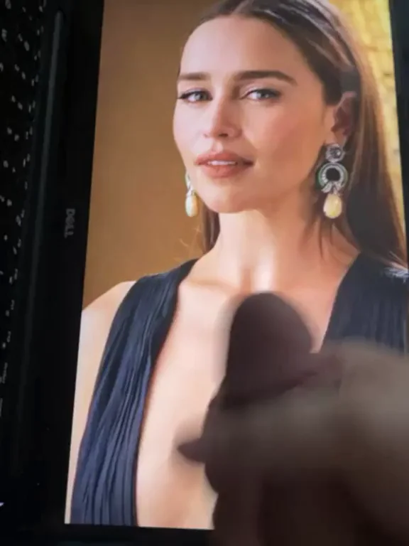 🍆 Buddy's Massive Cock Jerk-Off to Emilia Clarke + Epic Cum Tribute 💦🔥