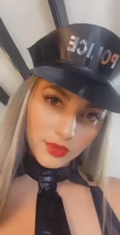 Blonde Cop Slut Begs: 'Agent, Arrest My Dripping Curves Soon!'