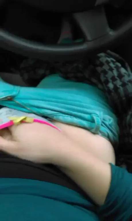 Masturbation in car