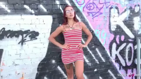 sexy babe gets picked and fucked in public