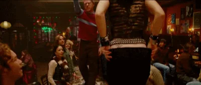 Idina Menzel Flashing the Back Plot in Rent (2005)