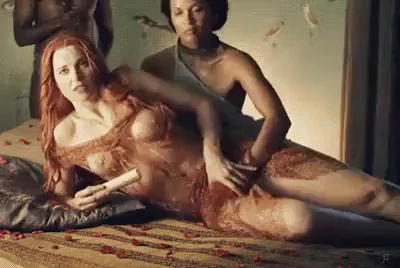 Lucy Lawless in Spartacus