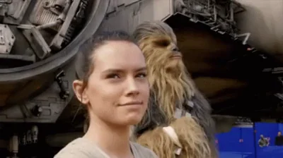 When you know you're about to get your ass taken, "Wookiee Style" [Daisy Ridley]