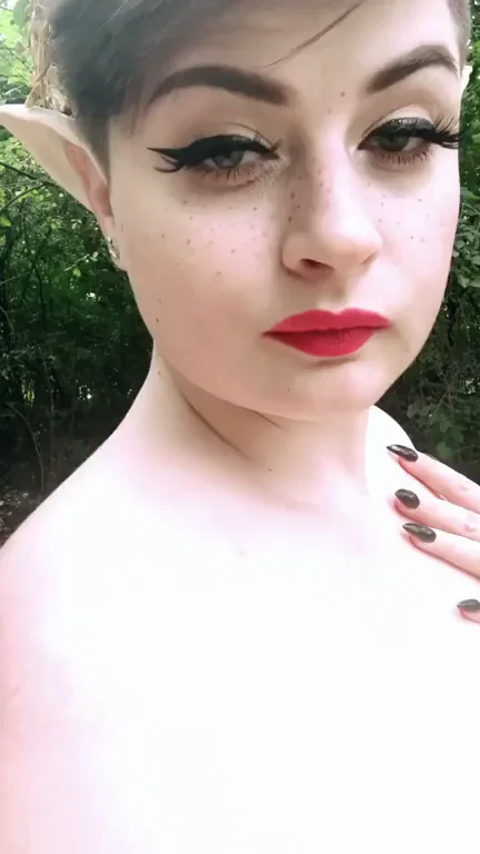 Forest Nymph's Real Ahegao Tongue Out Cum Beg 😈🍃👅💦