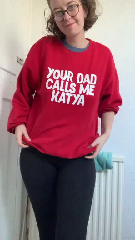 Adorable Katya's Head Stuck Tease 😍🍑